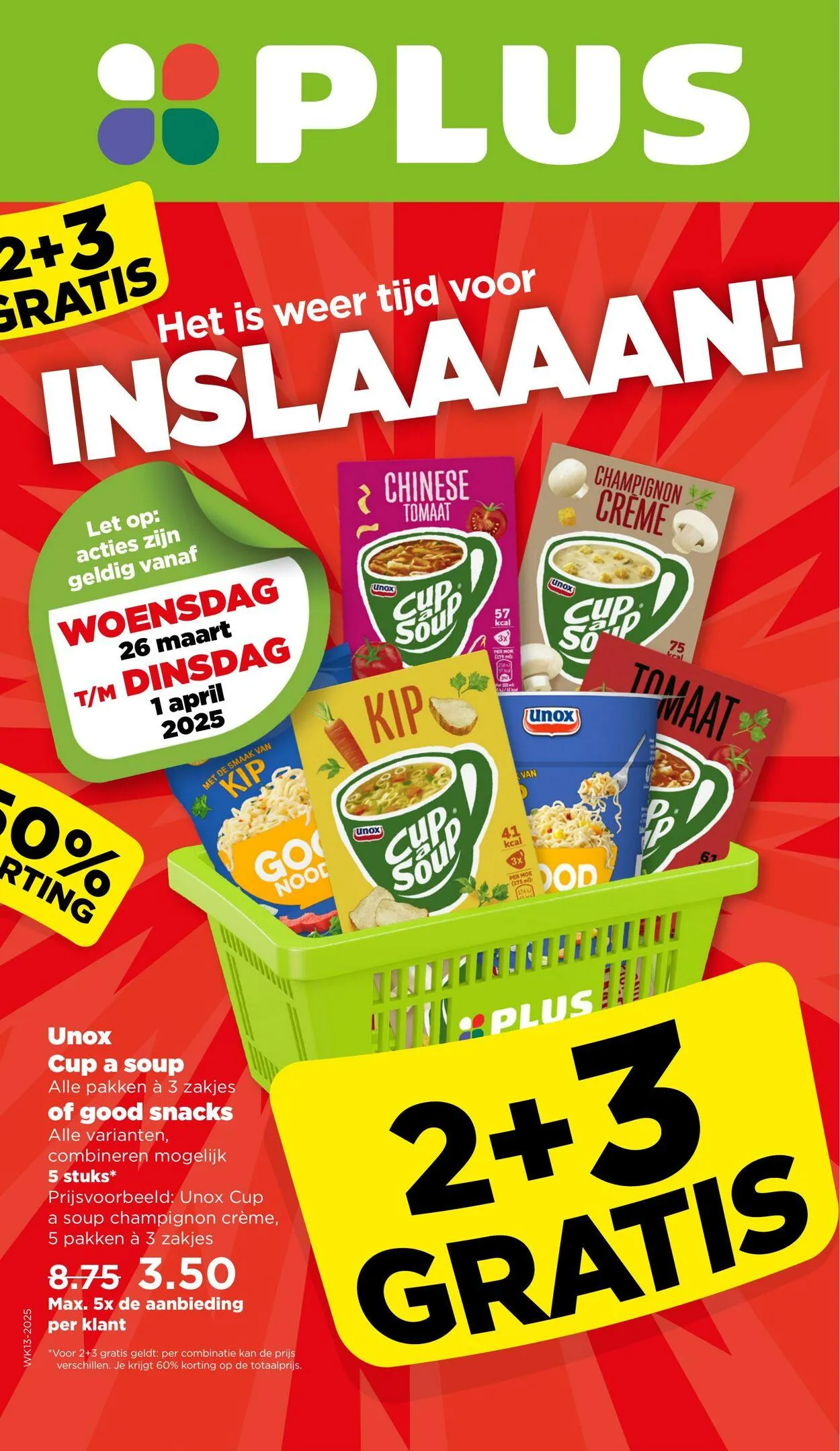 Plus Actuele folder van 24 augustus tot 7 september 2025 - Folder pagina 1
