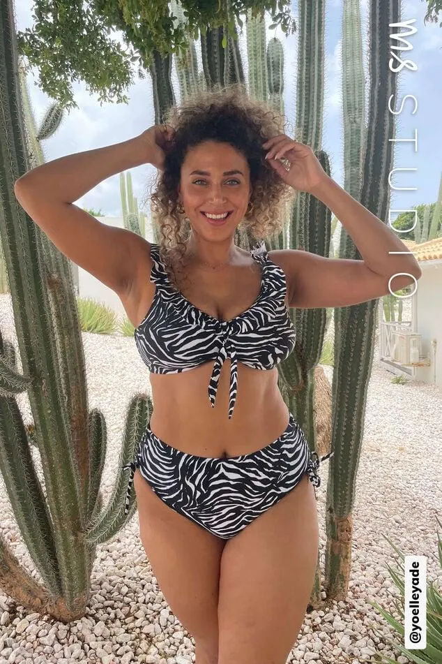 Bikini topje met print