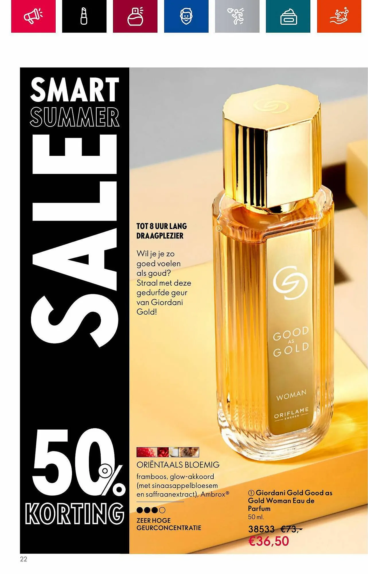 Oriflame folder van 18 juli tot 1 augustus 2023 - Folder pagina 22