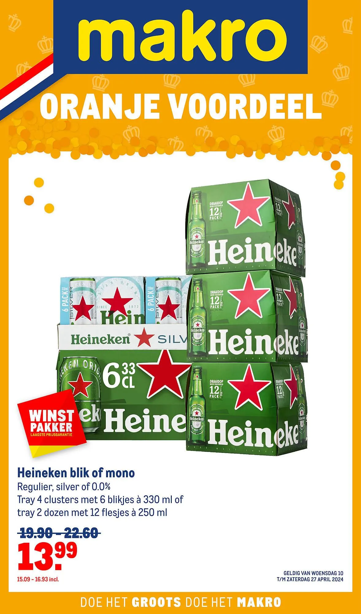 Makro folder van 10 april tot 27 april 2024 - Folder pagina 1