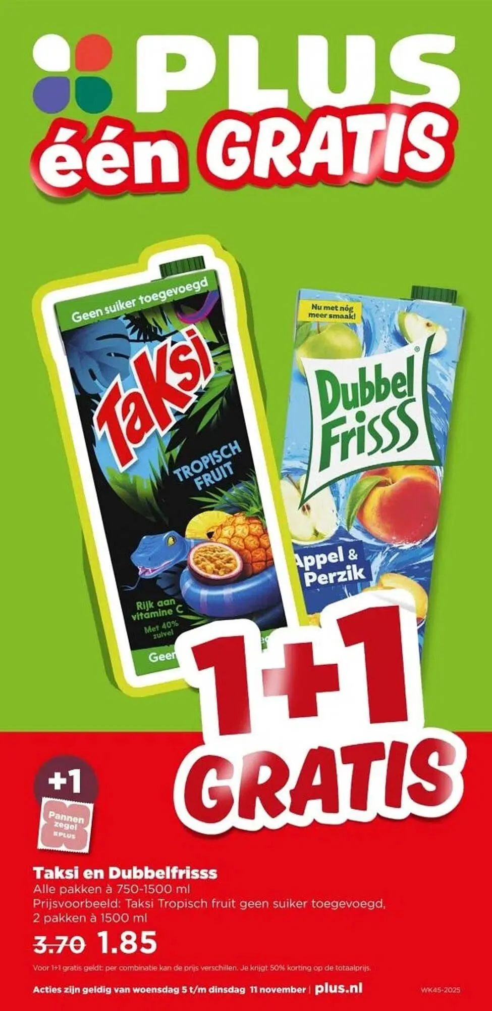 PLUS folder van 5 november tot 11 november 2025 - Folder pagina 1