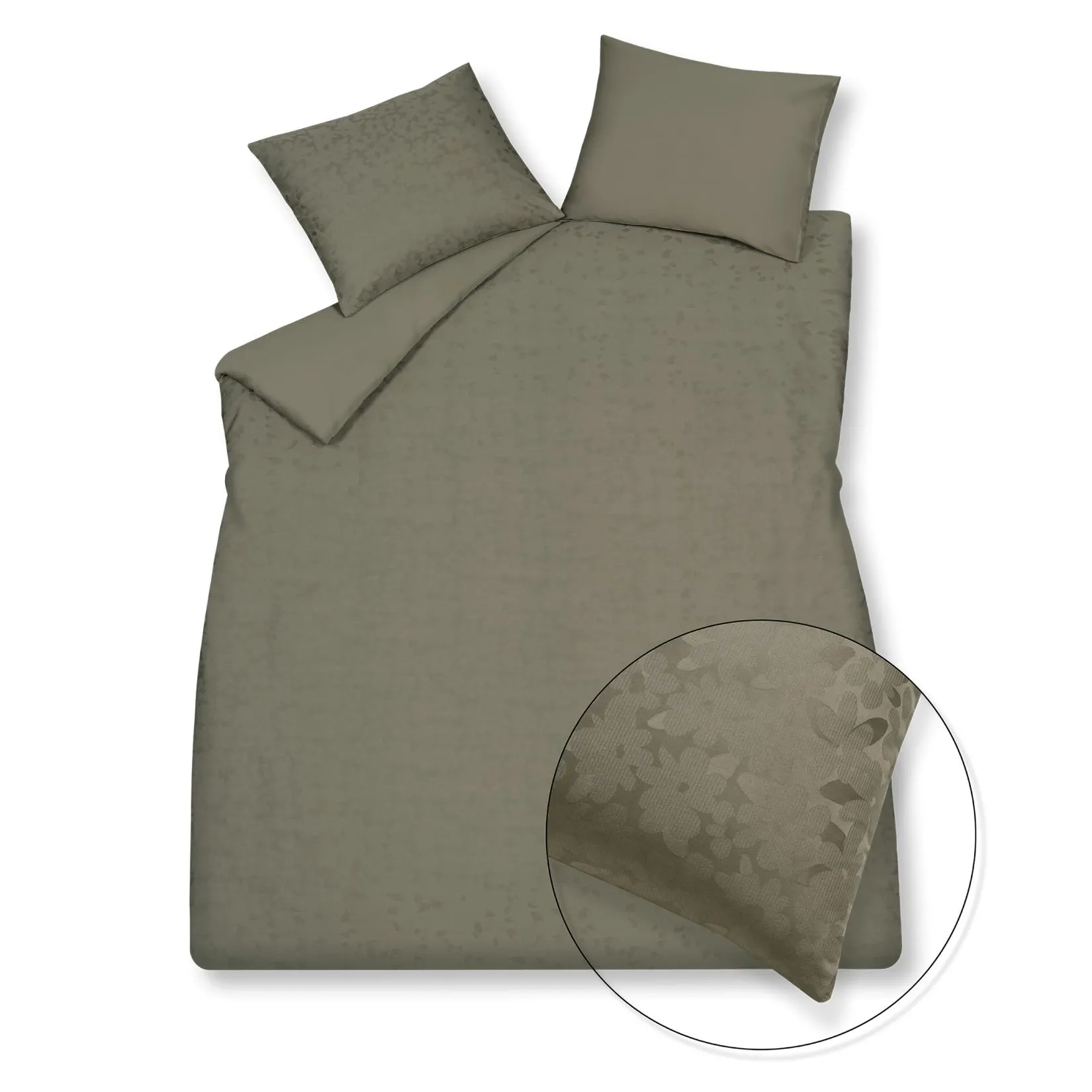PURITY SANREMO dekbedovertrekset | thyme