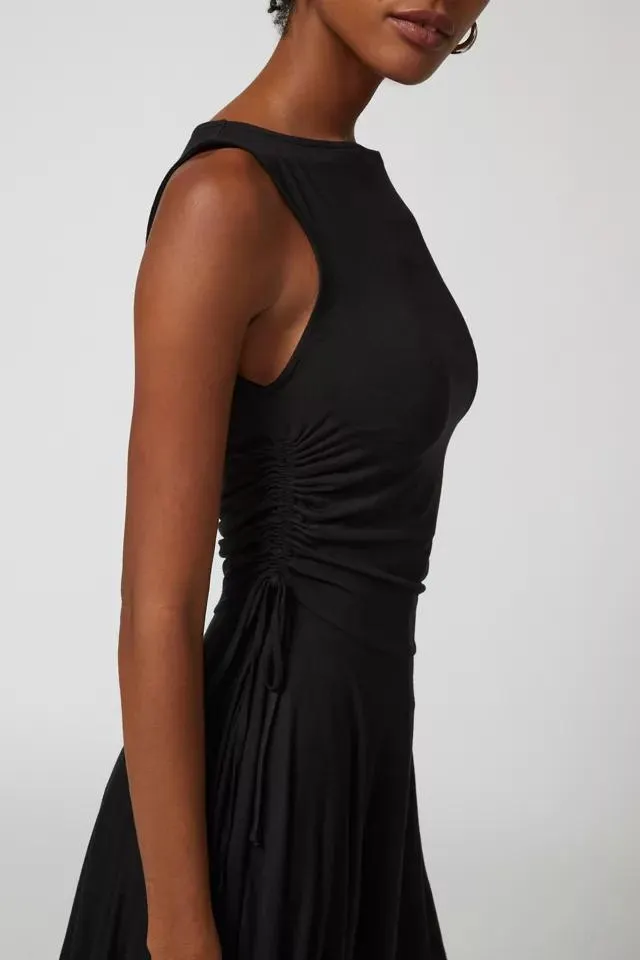 UO Bianca Boat Neck Mini Dress