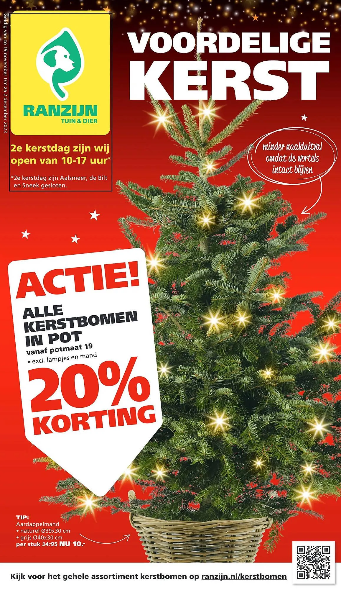 Ranzijn folder van 19 november tot 2 december 2023 - Folder pagina 1