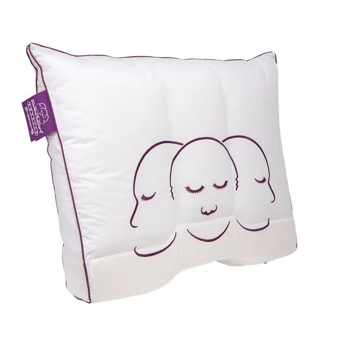 Silvana Support Hoofdkussen Emerald Medium Zacht - paars 60x70cm