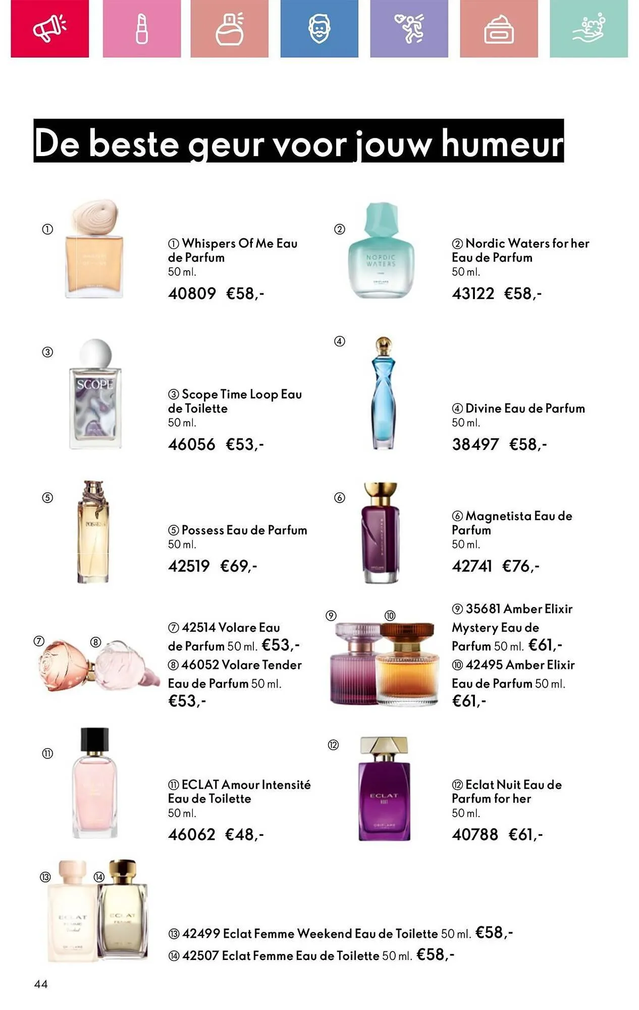 Oriflame folder van 10 maart tot 29 maart 2025 - Folder pagina 44
