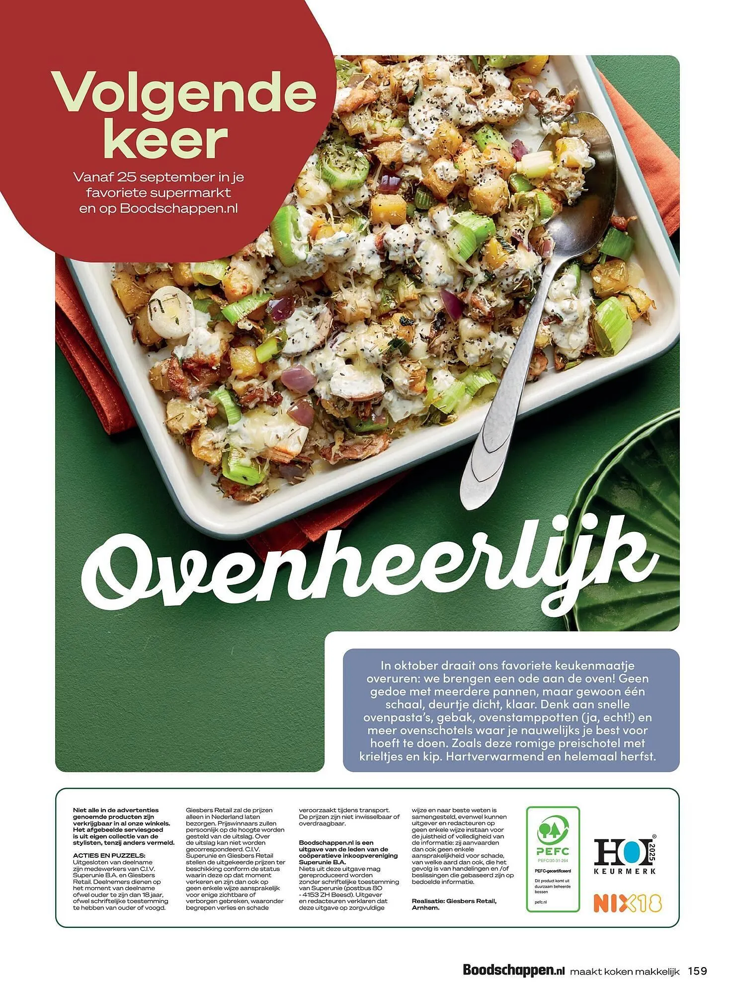 Boodschappen folder van 1 september tot 30 september 2025 - Folder pagina 159