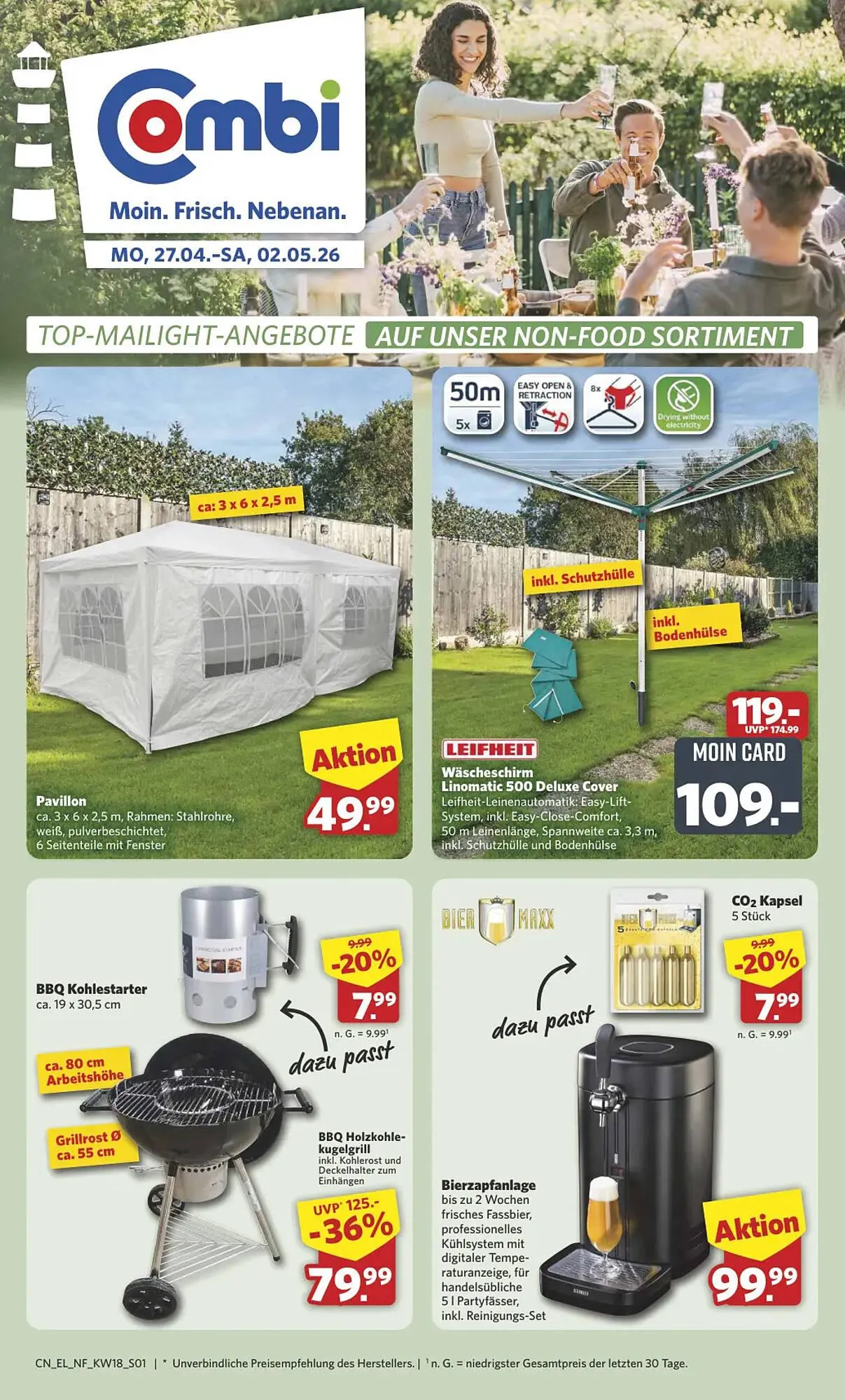 Combi Markt DE folder van 27 april tot 2 mei 2026 - Folder pagina 1