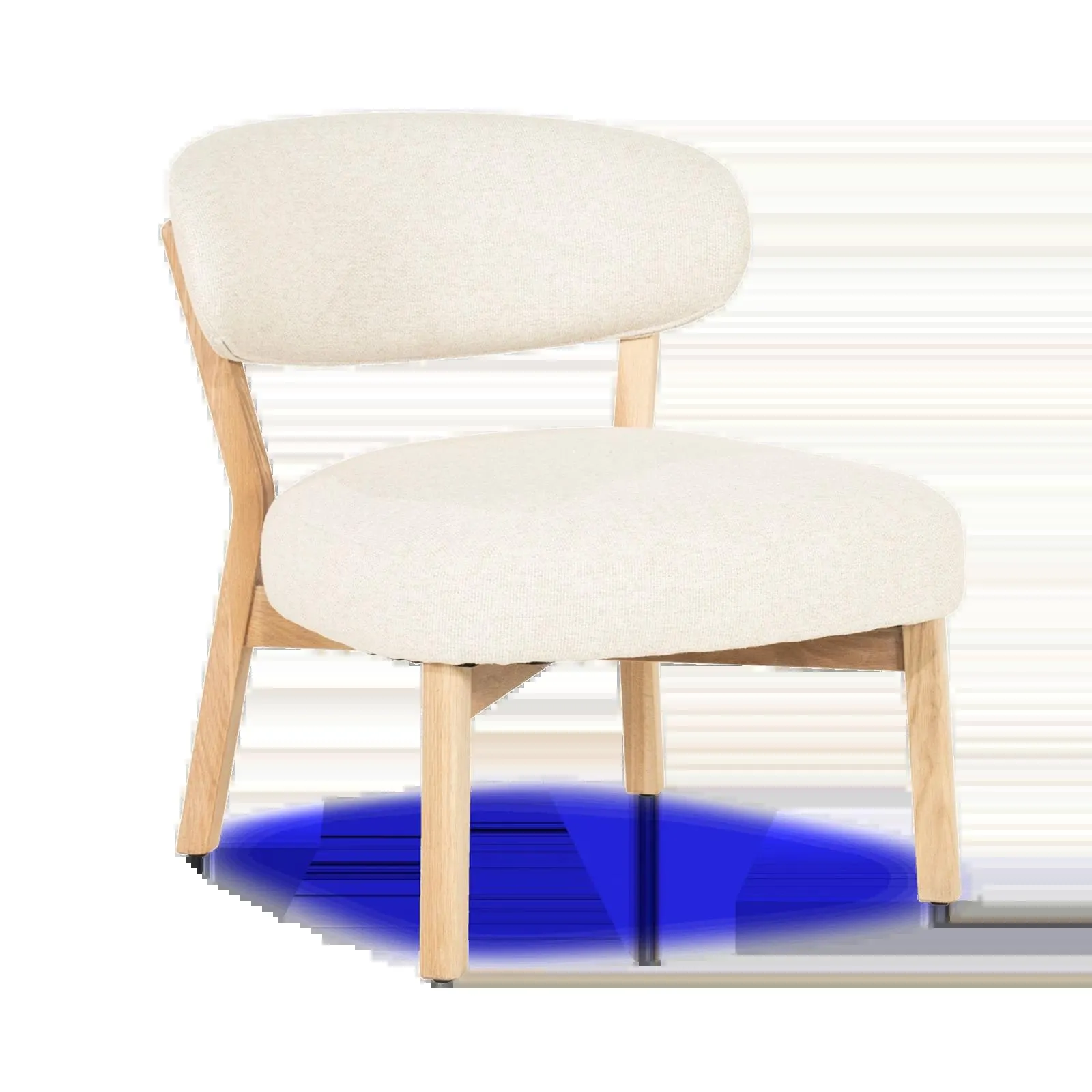 Fauteuil Mikky (Naturel) - Moon Beige