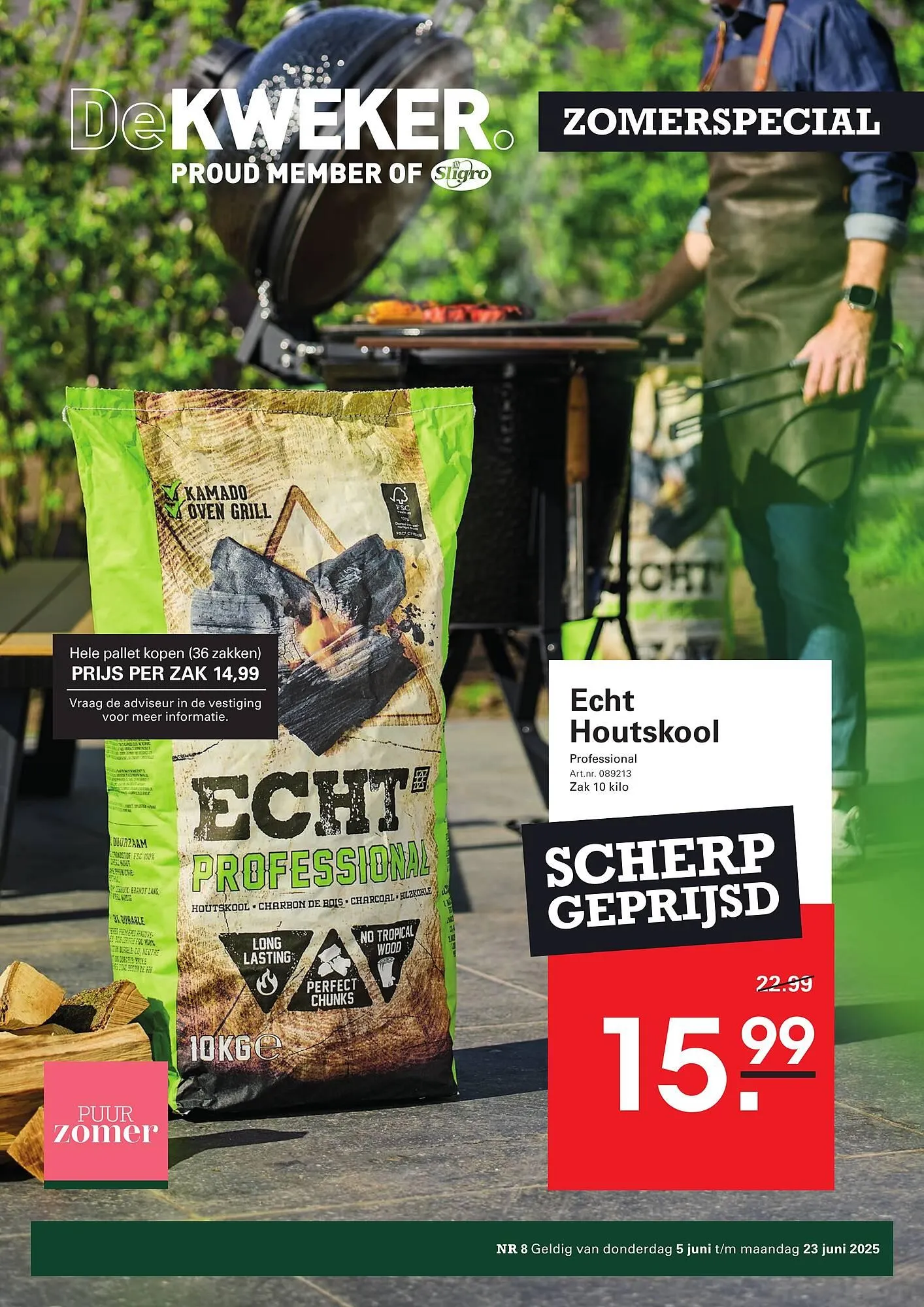 De Kweker folder van 5 juni tot 23 juni 2025 - Folder pagina 1