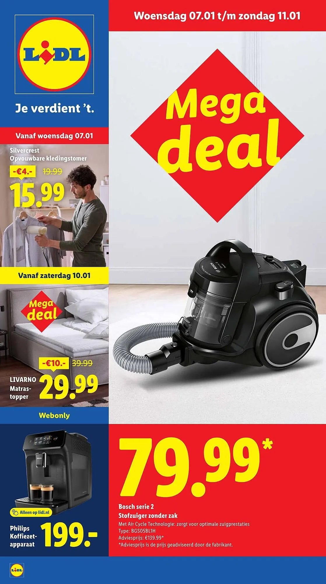 Lidl folder van 7 januari tot 11 januari 2026 - Folder pagina 1