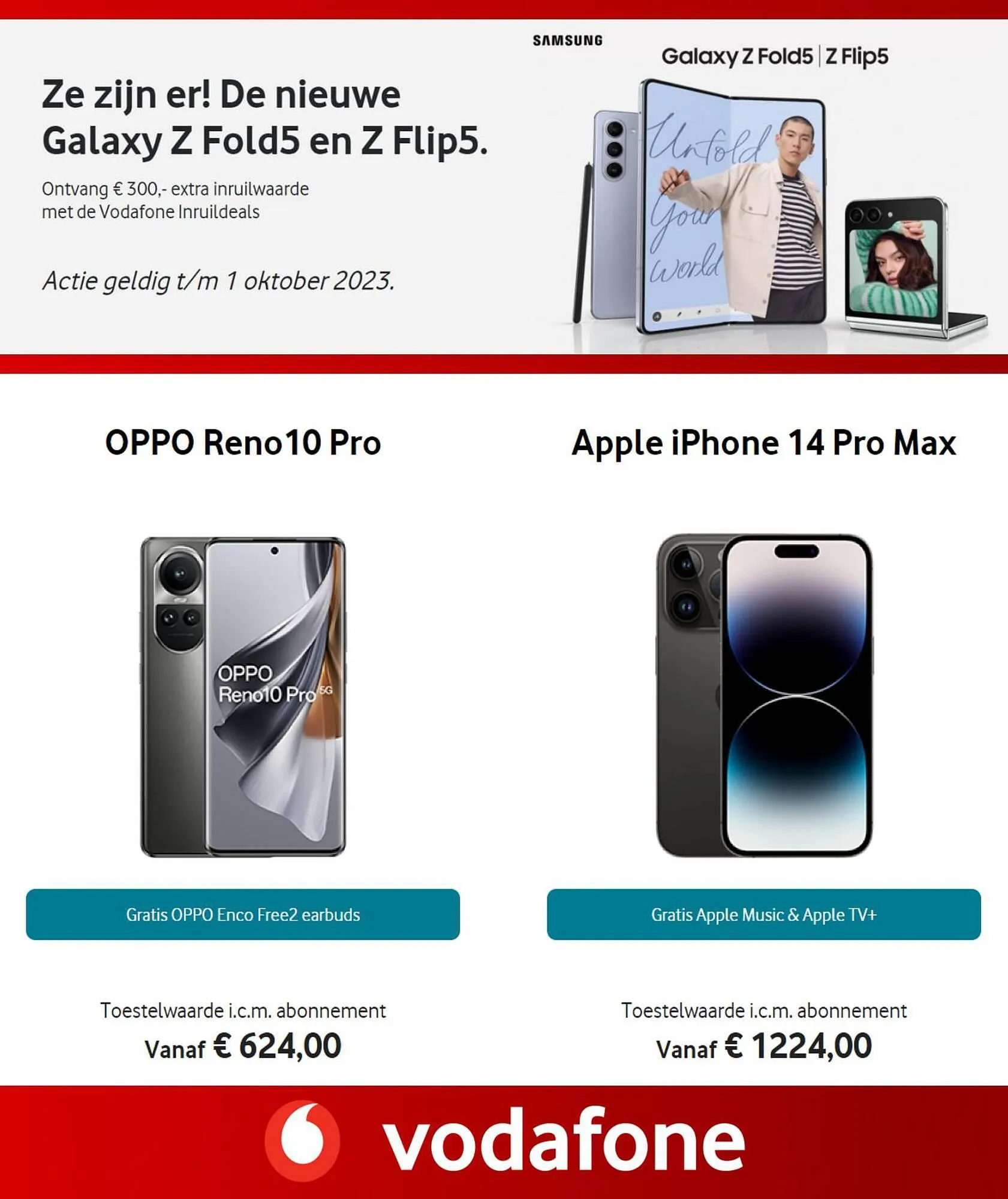 Vodafone folder van 14 augustus tot 1 oktober 2023 - Folder pagina 5