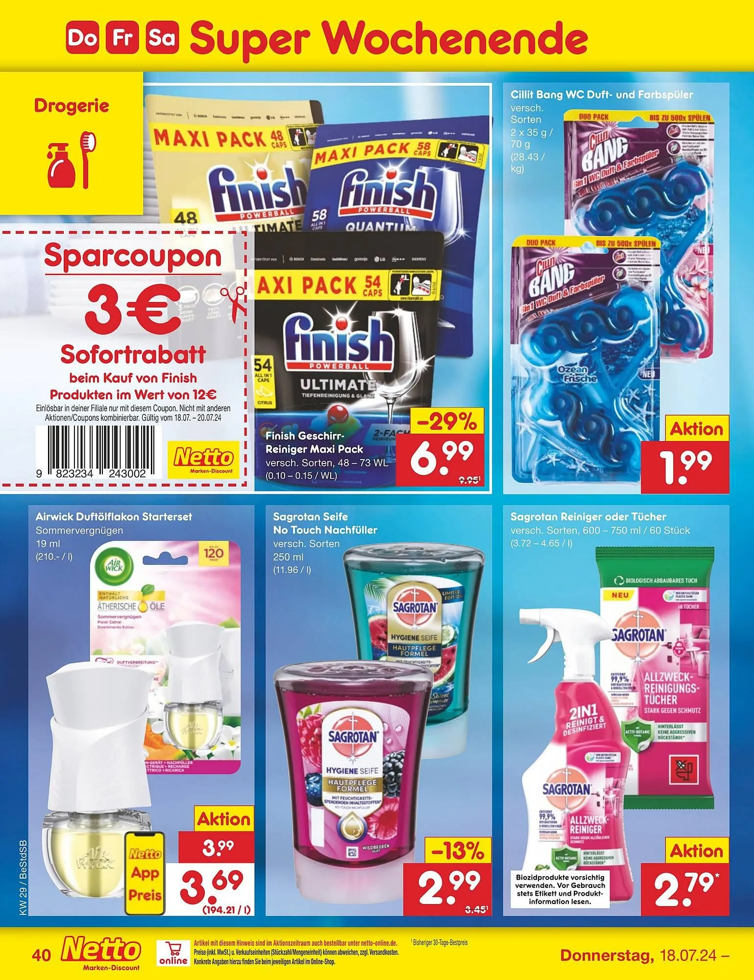 Netto Marken-Discount DE folder van 15 juli tot 20 juli 2024 - Folder pagina 46
