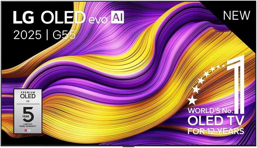 LG OLED77G55LW EVO 4K TV (2025)
