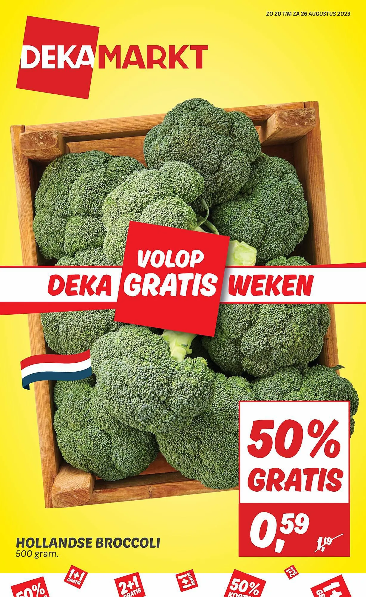 Dekamarkt folder week 34 van 20 augustus tot 26 augustus 2023 - Folder pagina 1