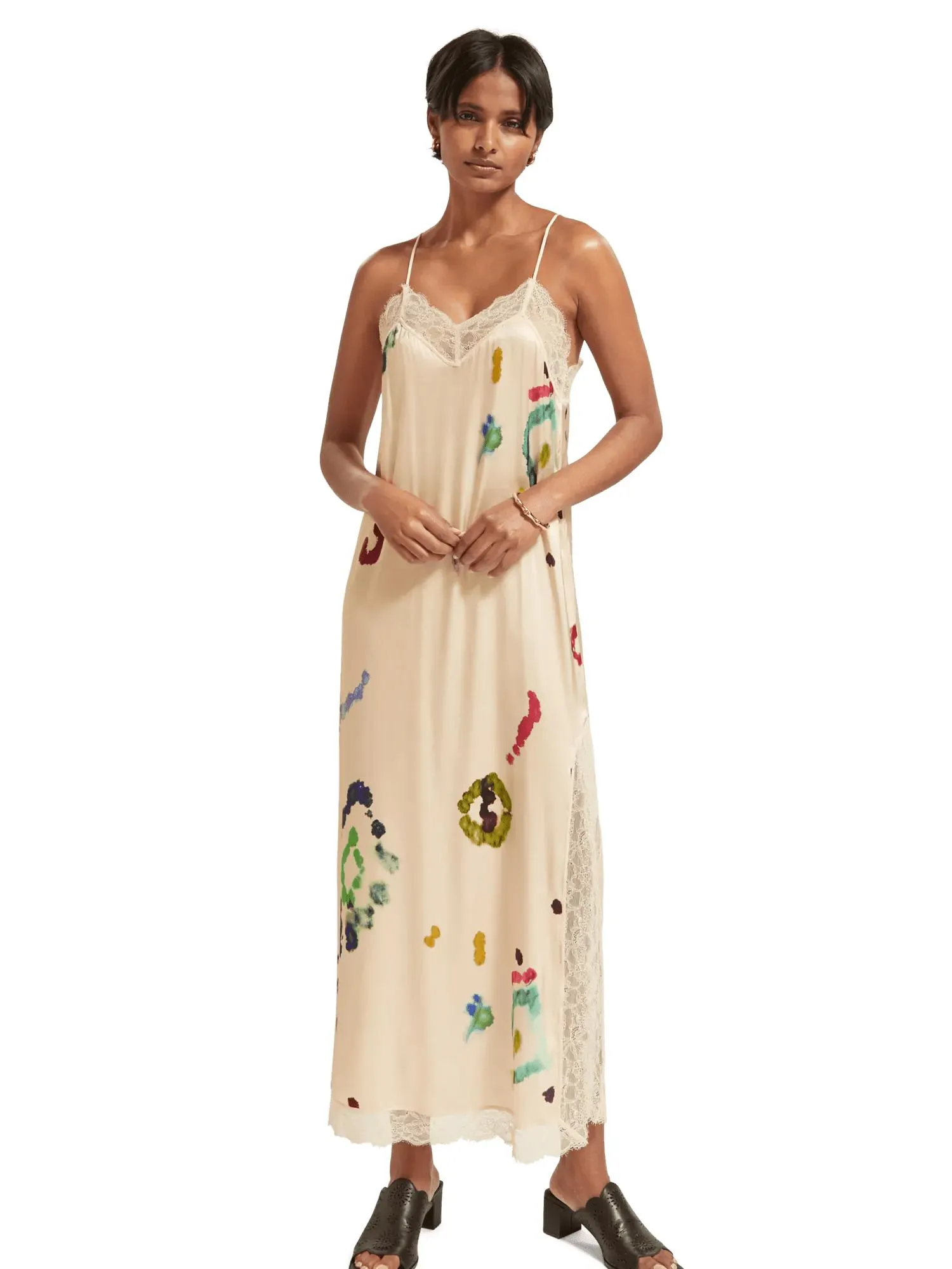 Camisole strap maxi dress