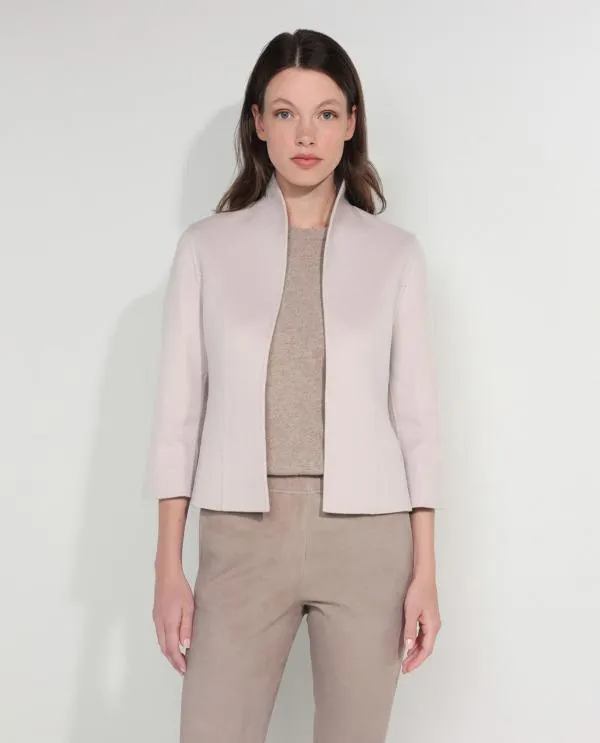 Double face cashmere blazer