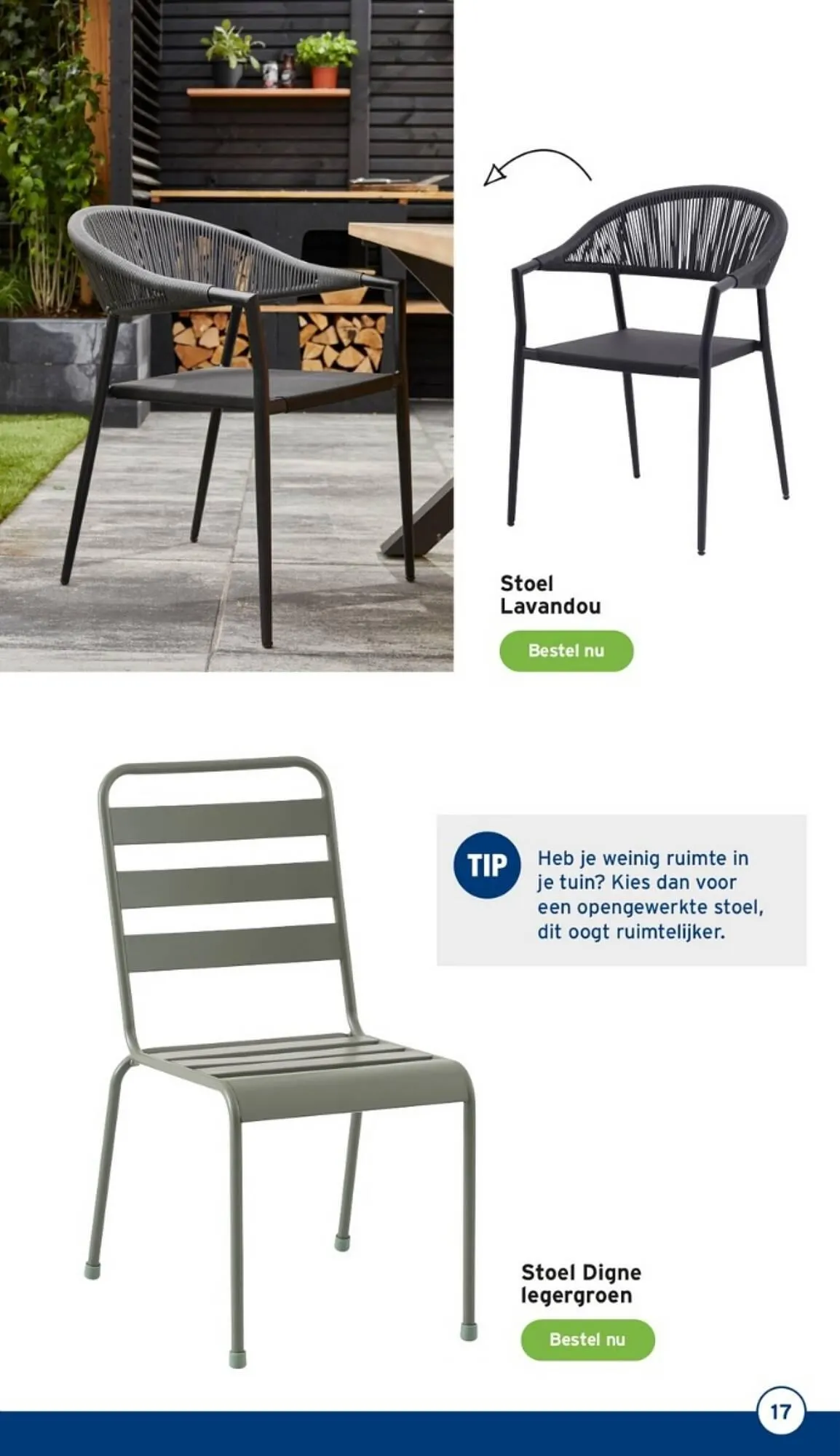 GAMMA tuinmagazine meubels van 7 mei tot 31 juli 2023 - Folder pagina 17
