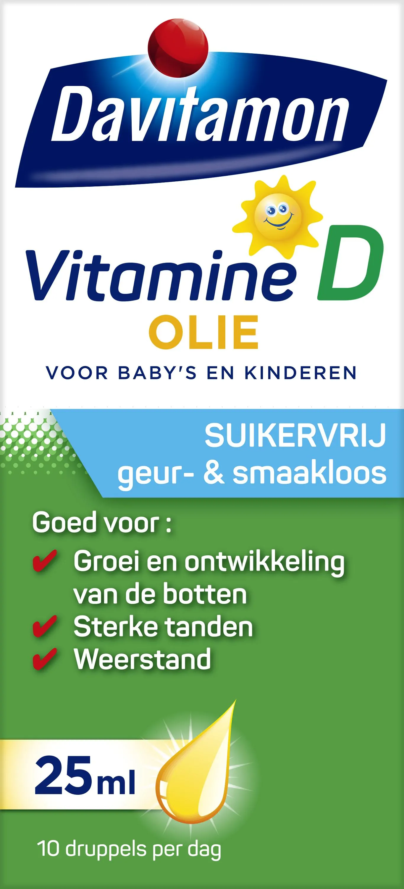 Davitamon Vitamine D olie 25 milliliter
