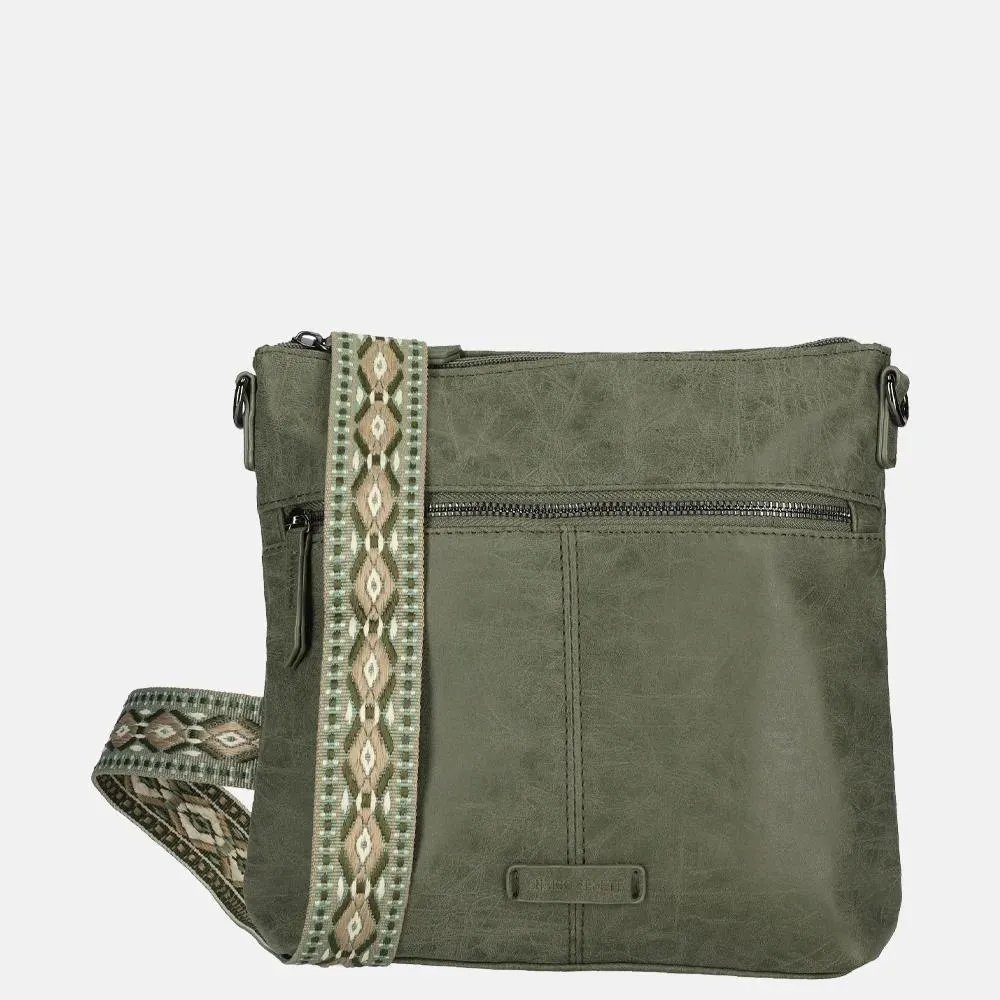 Enrico Benetti Indy crossbody tas olive