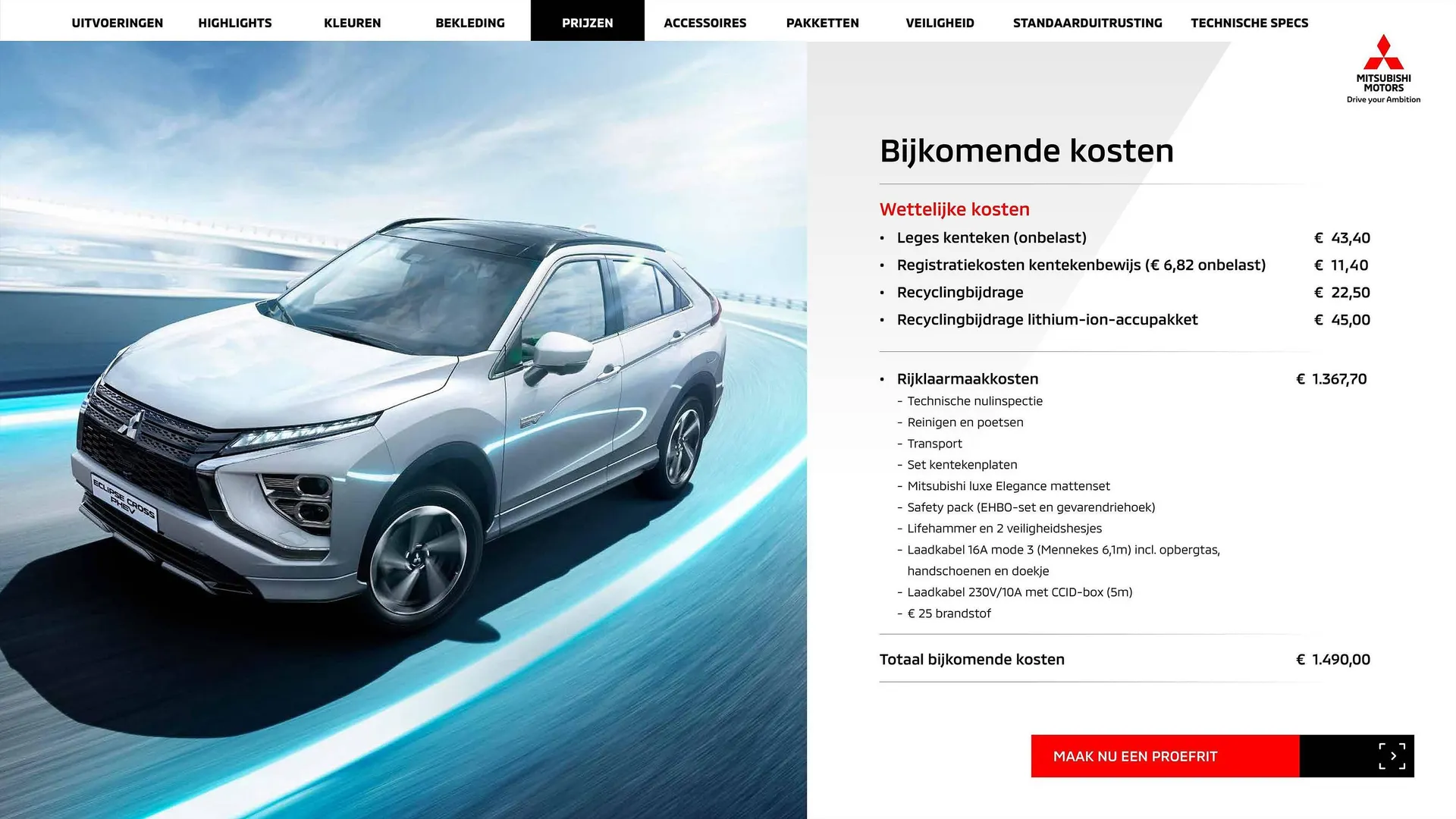 Mitsubishi Eclipse PHEV folder van 8 januari tot 8 januari 2024 - Folder pagina 11