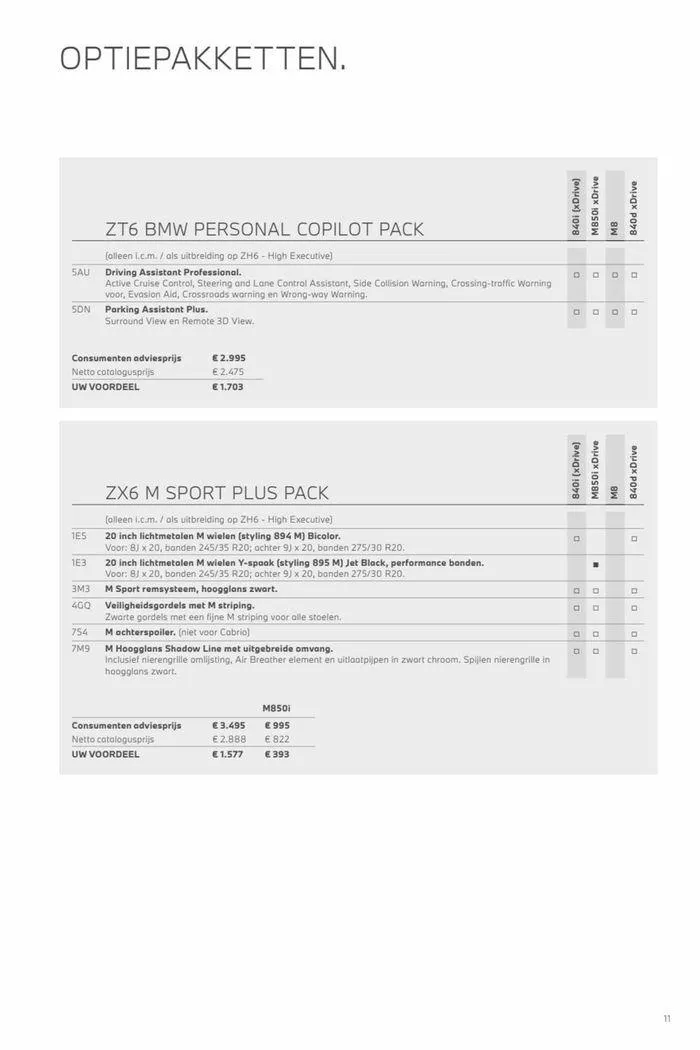 8-serie Coupé & Cabrio van 12 november tot 12 november 2024 - Folder pagina 11