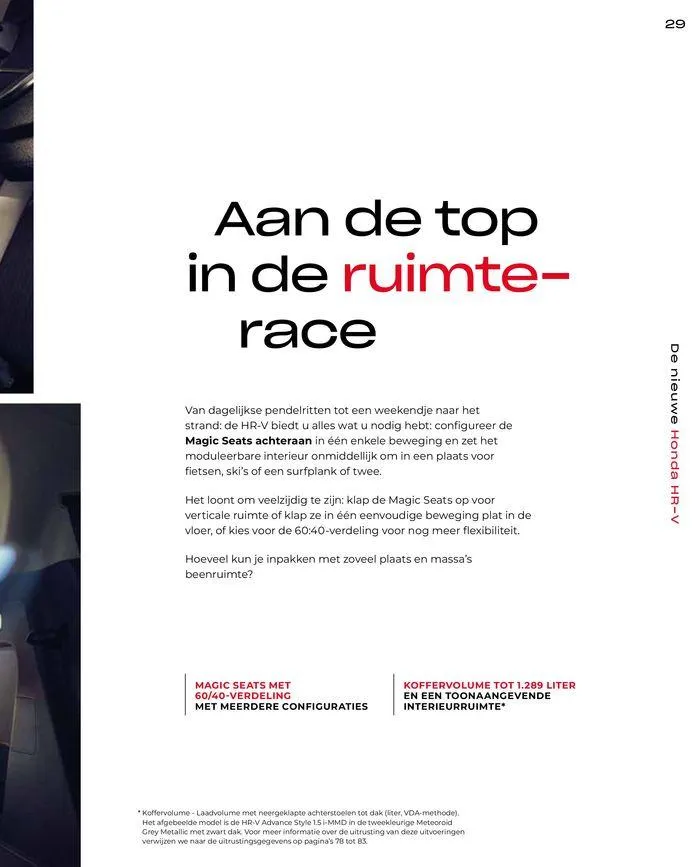 Honda HR-V e:HEV — Brochure van 28 juni tot 12 juli 2024 - Folder pagina 31