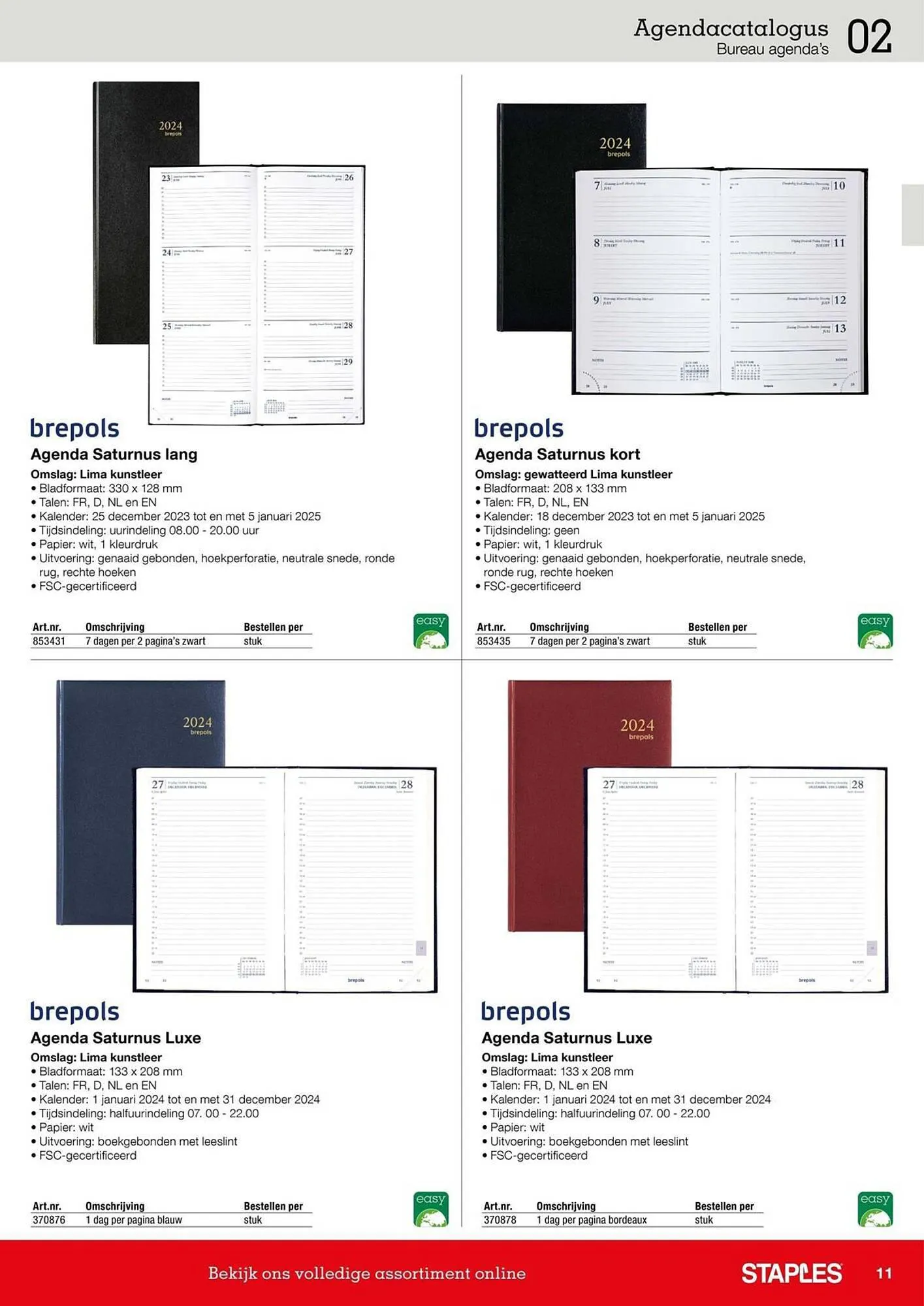 Staples folder van 17 november tot 31 december 2023 - Folder pagina 2