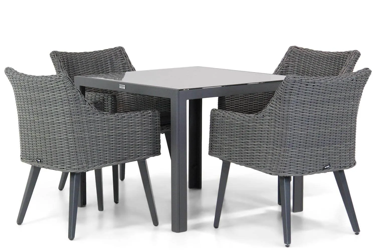 Garden Collections Milton/Mondello 90 cm dining tuinset 5-delig