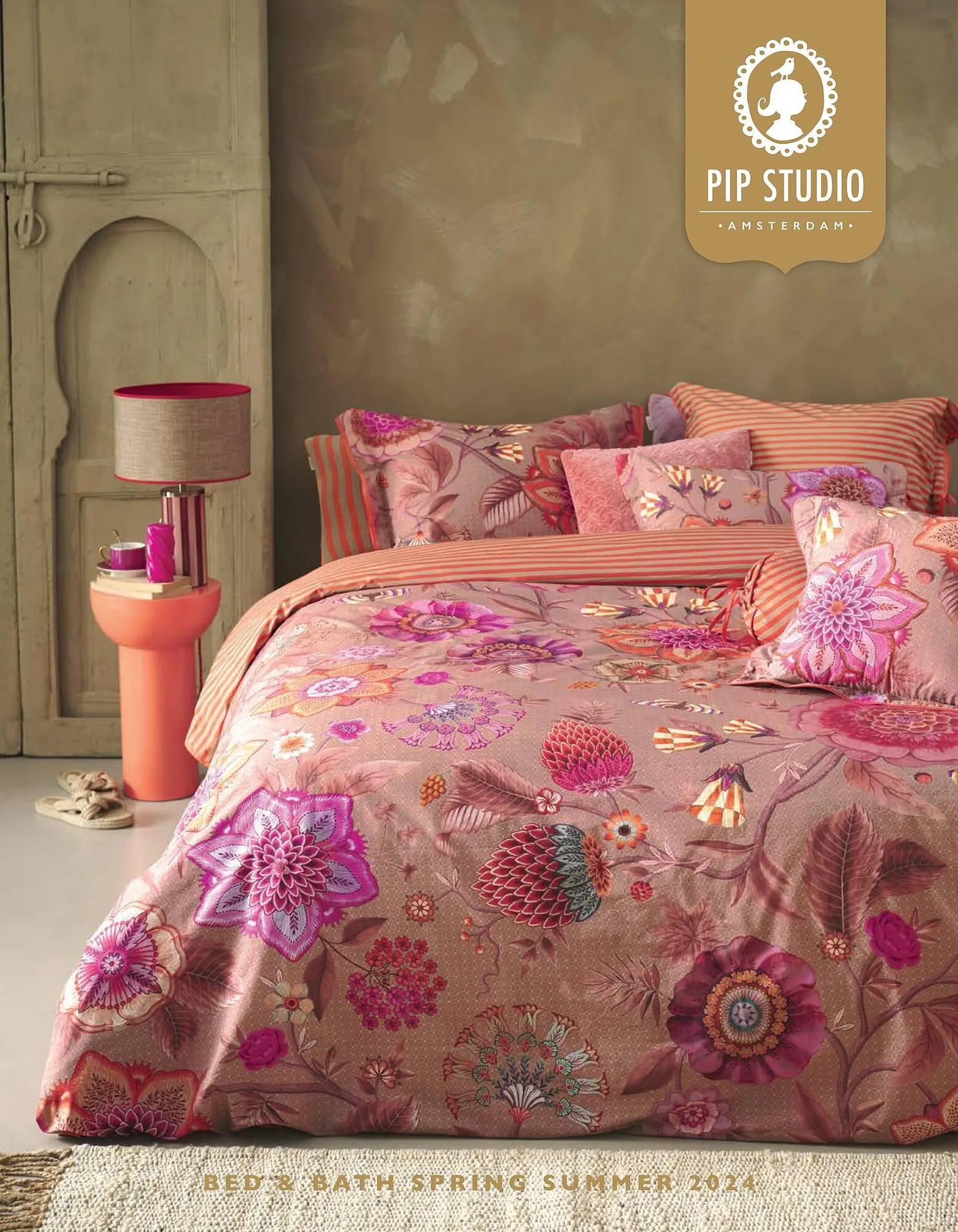 Pip Studio Bed & Bath Collection Spring Summer 2024 folder van 1 april tot 30 september 2024 - Folder pagina 1