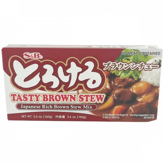 S&B Torkeru Bruine Stoofmix Rundvlees 160g