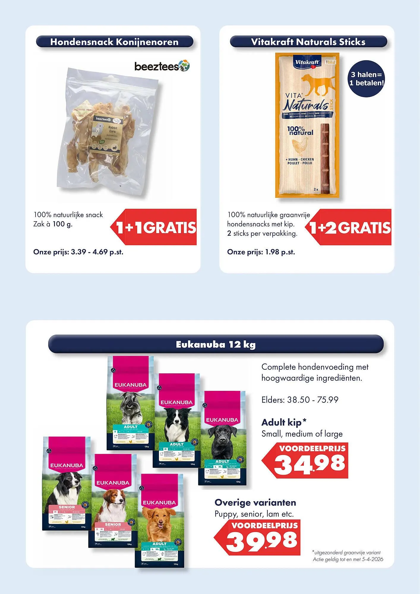 Huisdier Voordeelshop folder van 24 maart tot 5 april 2026 - Folder pagina 4