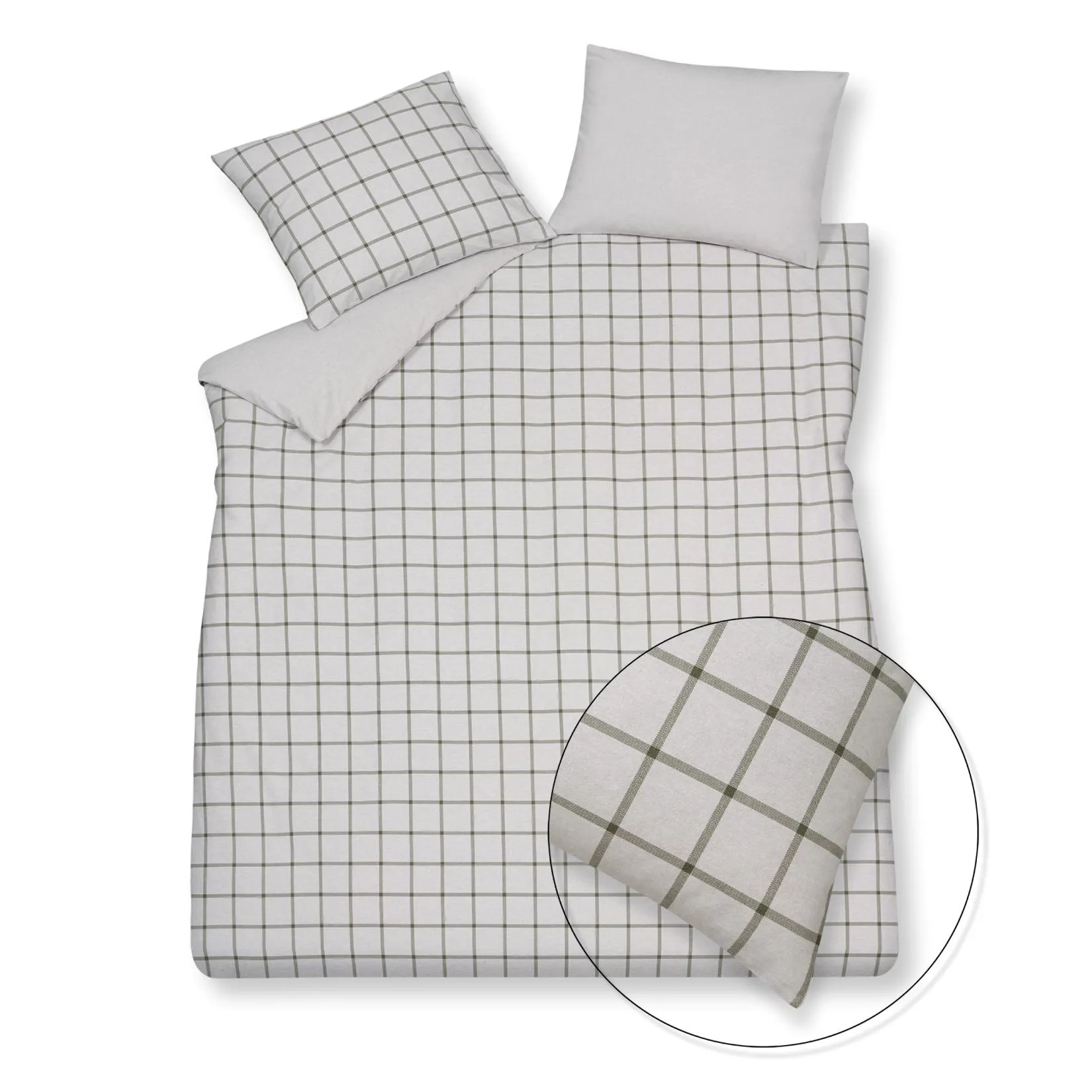 Flanel Dundee dekbedovertrekset | thyme