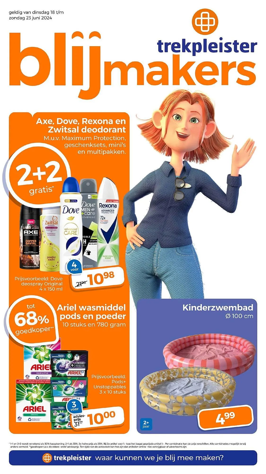 Trekpleister folder van 17 juni tot 23 juni 2024 - Folder pagina 1