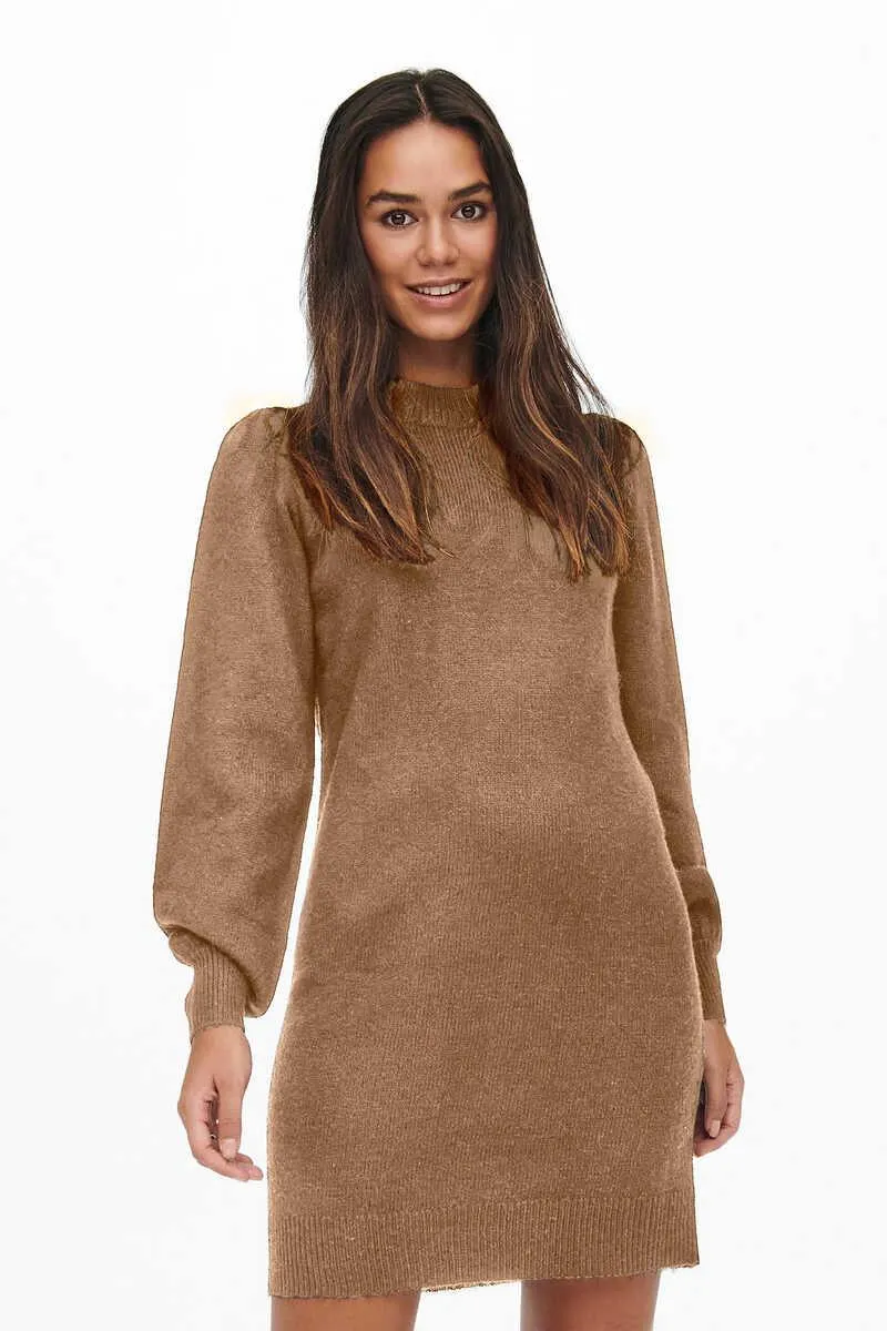 Vestido manga abullonada