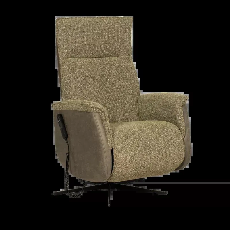 Relaxfauteuil (2 motoren) Punta - Combi: Bull Forest + Sneak Moss (OP=OP)