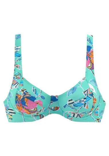 Sunseeker Bikinitop met beugels Jam met gekleurde print