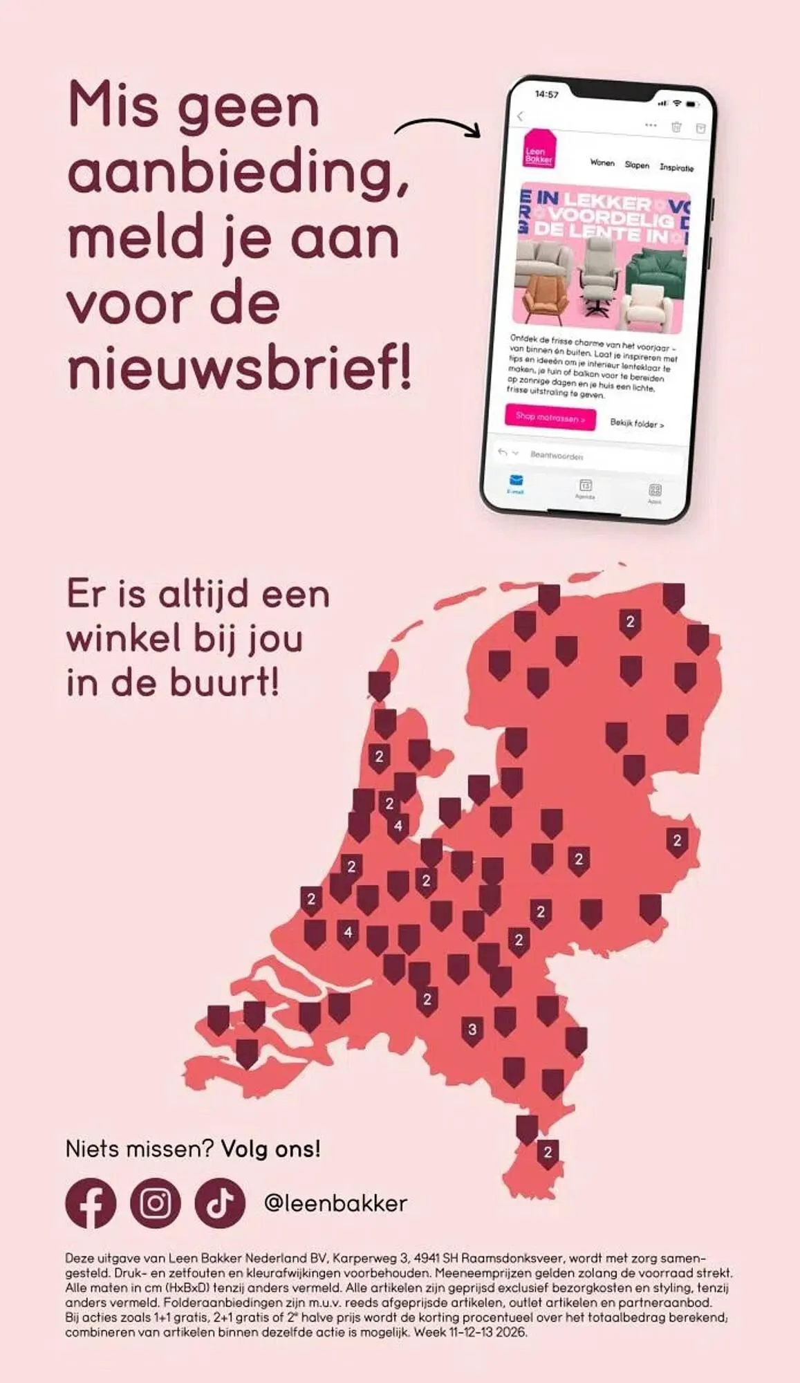 Leen Bakker folder van 9 maart tot 15 maart 2026 - Folder pagina 33