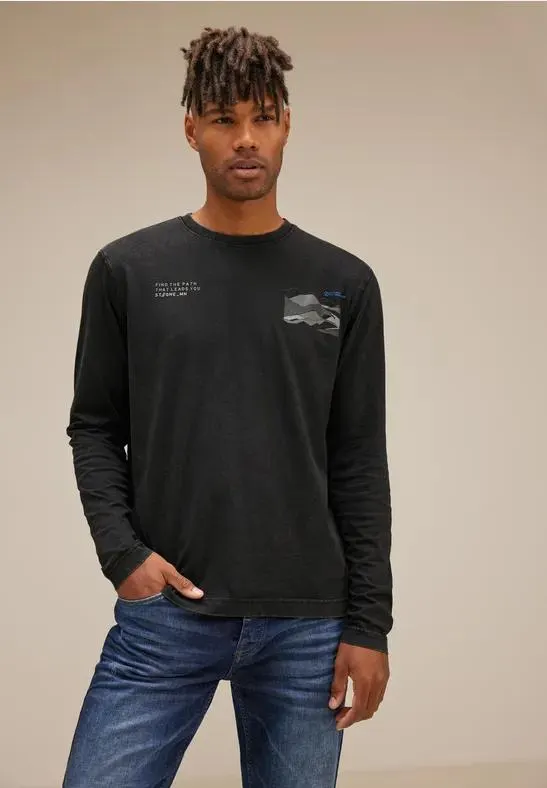 Shirt met artwork-print