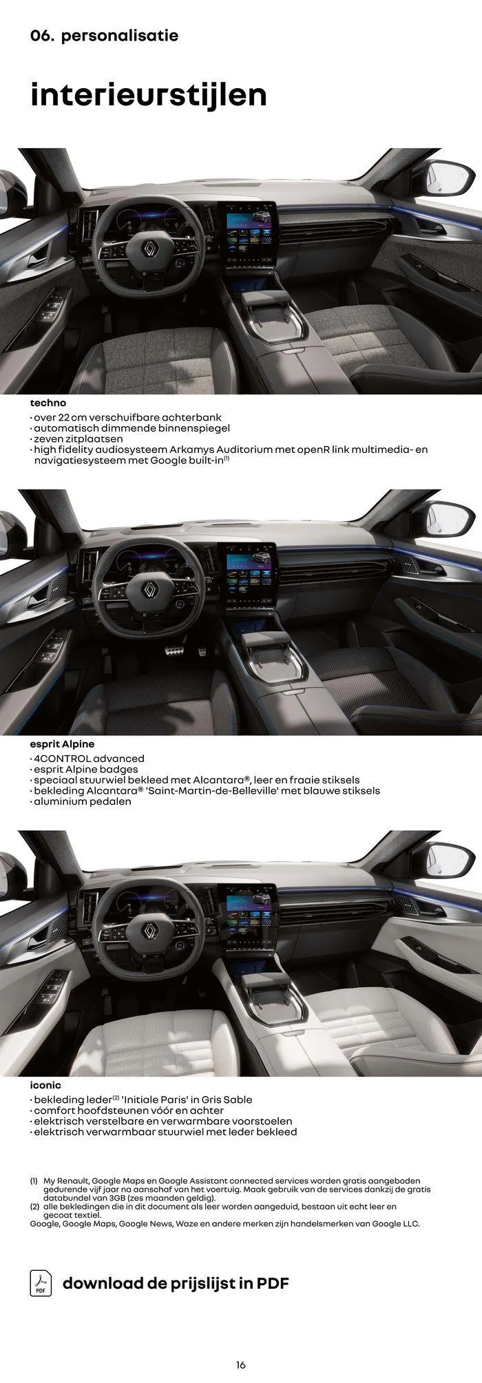 Renault Nieuwe Espace E-Tech Full Hybrid van 17 november tot 17 november 2024 - Folder pagina 16