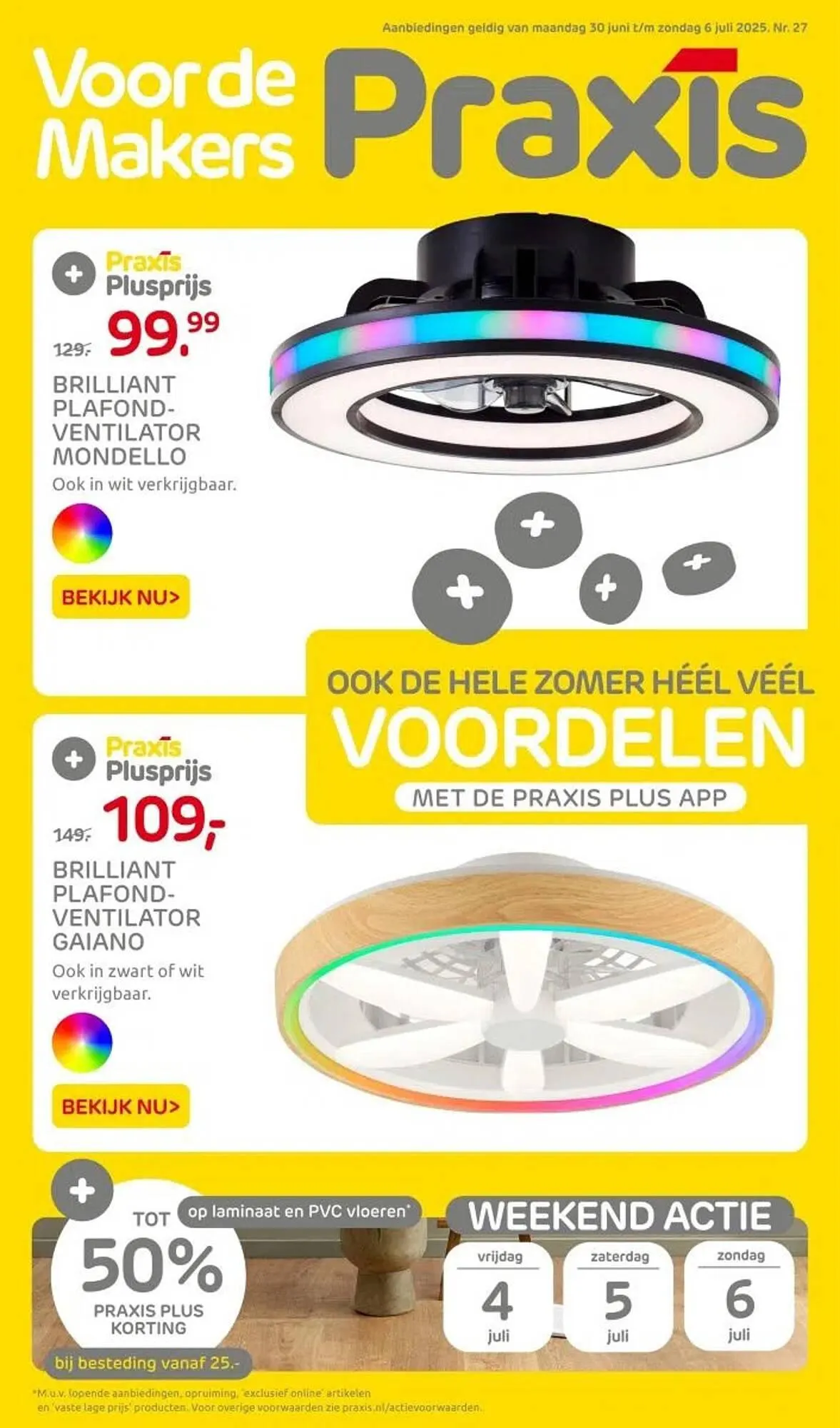 Praxis folder van 30 juni tot 6 juli 2025 - Folder pagina 1