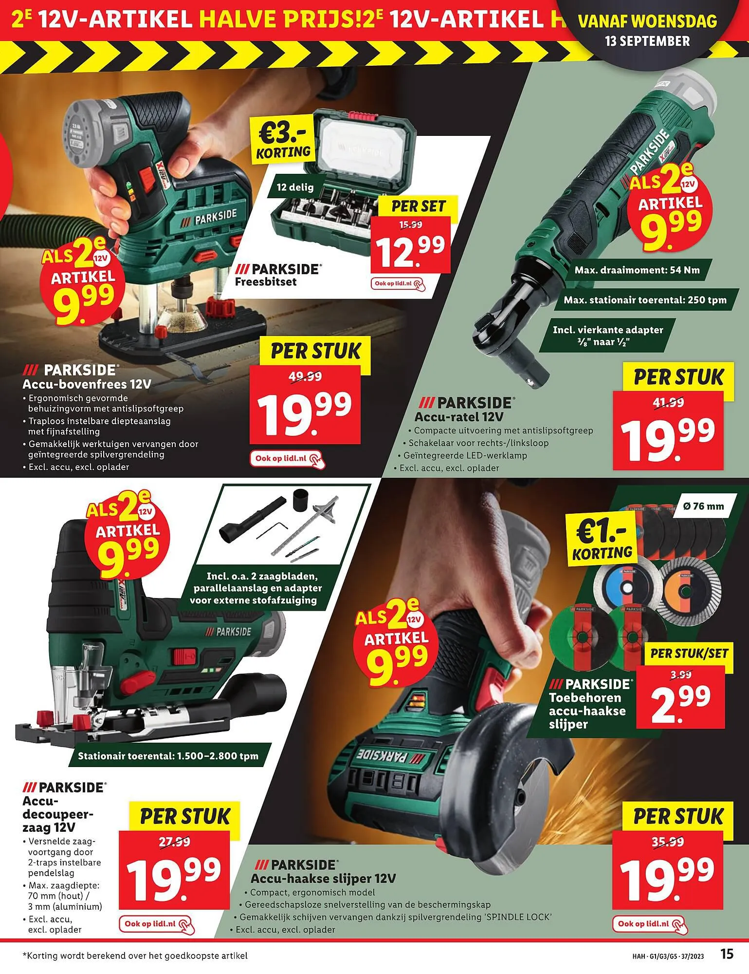 Lidl folder van 11 september tot 17 september 2023 - Folder pagina 15