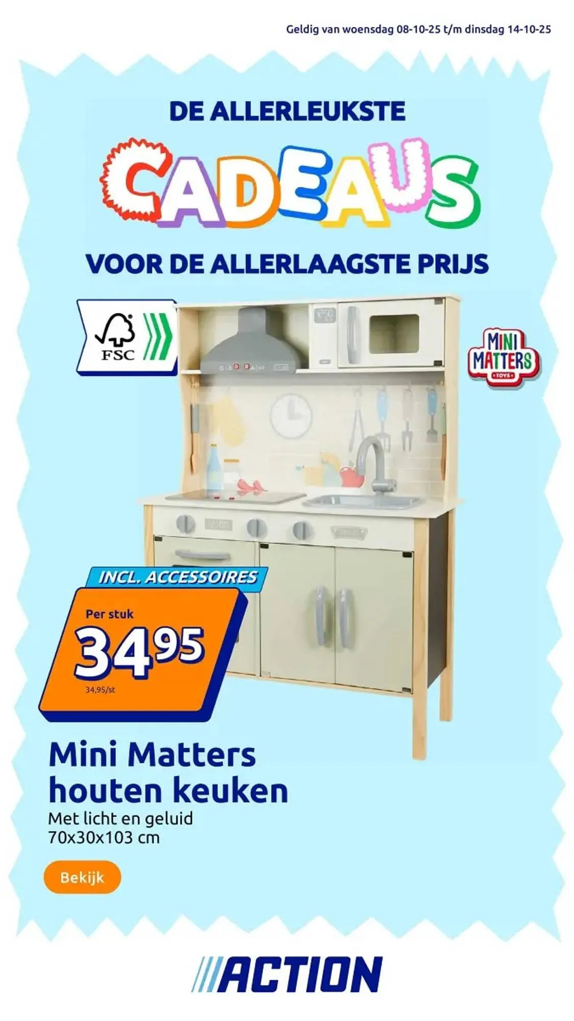 Action folder van 8 oktober tot 14 oktober 2025 - Folder pagina 1