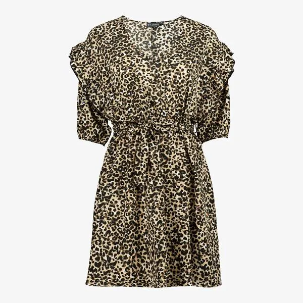 TwoDay dames jurk met luipaardprint
