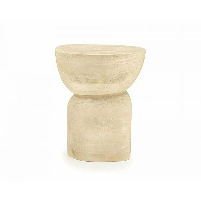 Bijzettafel Cobble naturel