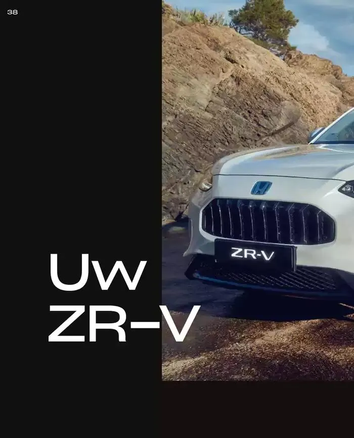 ZR-V Accessories van 19 november tot 30 juni 2025 - Folder pagina 38