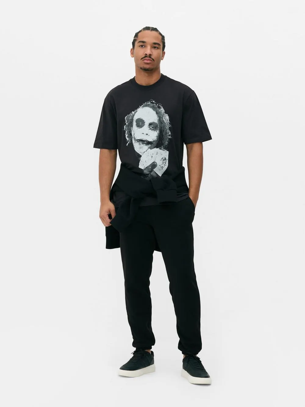 Camiseta con estampado gráfico del Joker