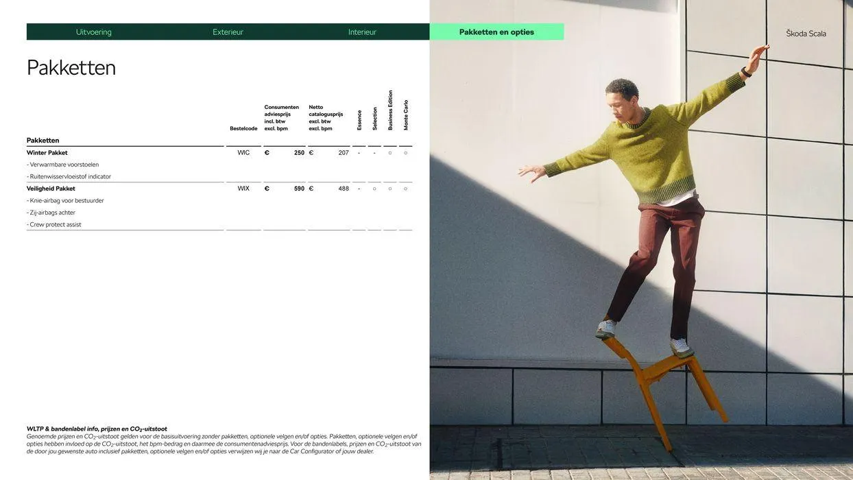 Škoda Scala prijslijst per 14 augustus 2024 van 15 augustus tot 15 augustus 2025 - Folder pagina 14