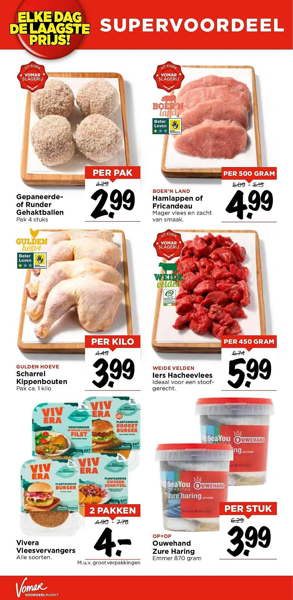 Vomar Voordeelmarkt weekend folder van 21 maart tot 23 maart 2024 - Folder pagina 16