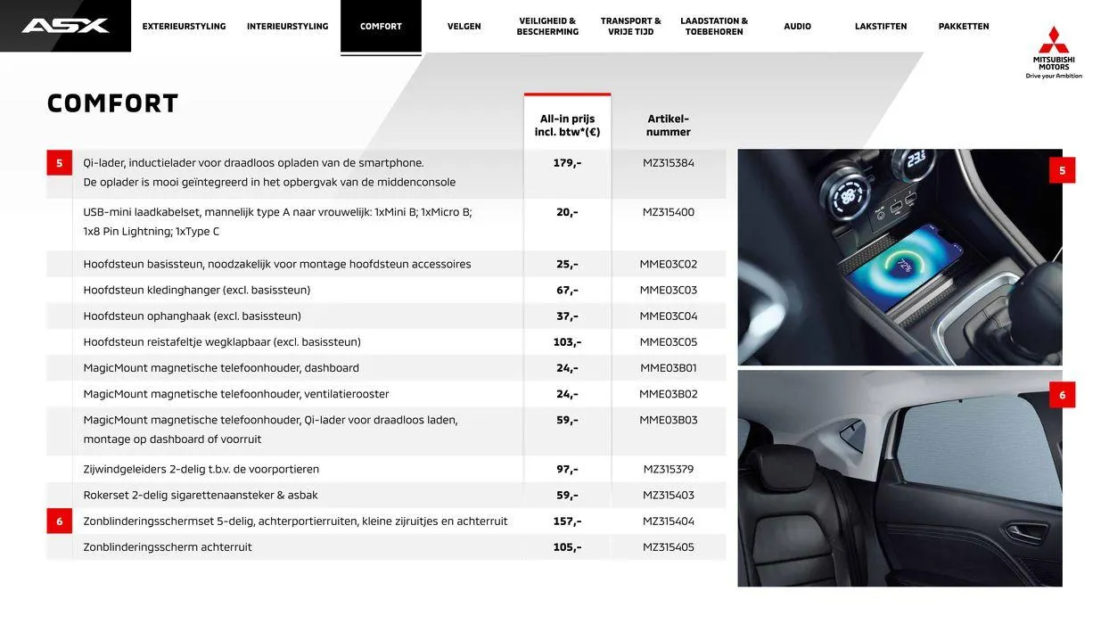 Mitsubishi Asx van 30 maart tot 30 maart 2025 - Folder pagina 6